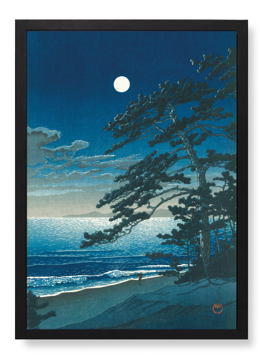 MOON AT NINOMIYA BEACH (1932)