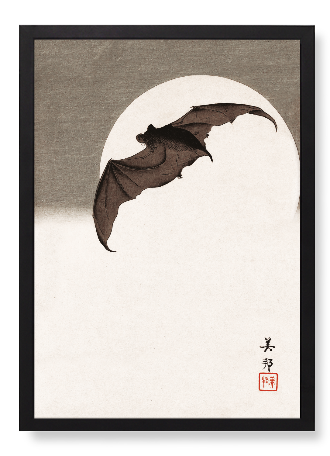 BAT IN FULL MOON (C.1910)
