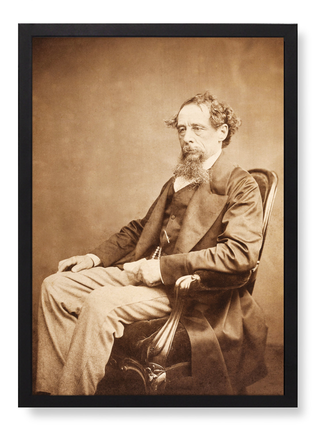 PORTRAIT OF CHARLES DICKENS (C. 1860)