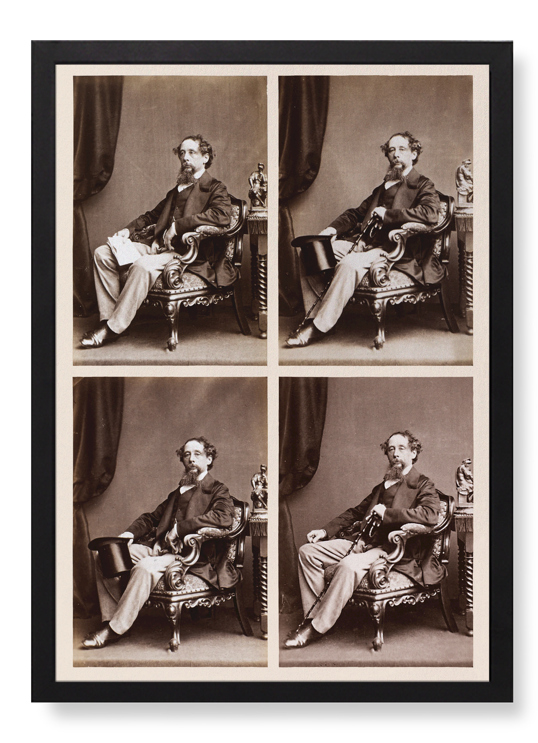 PHOTOGRAPHS OF CHARLES DICKENS: SET A (1858)