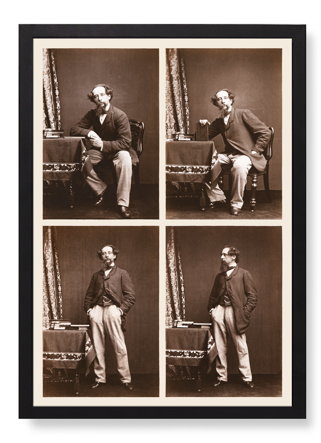 PHOTOGRAPHS OF CHARLES DICKENS: SET B (1858)