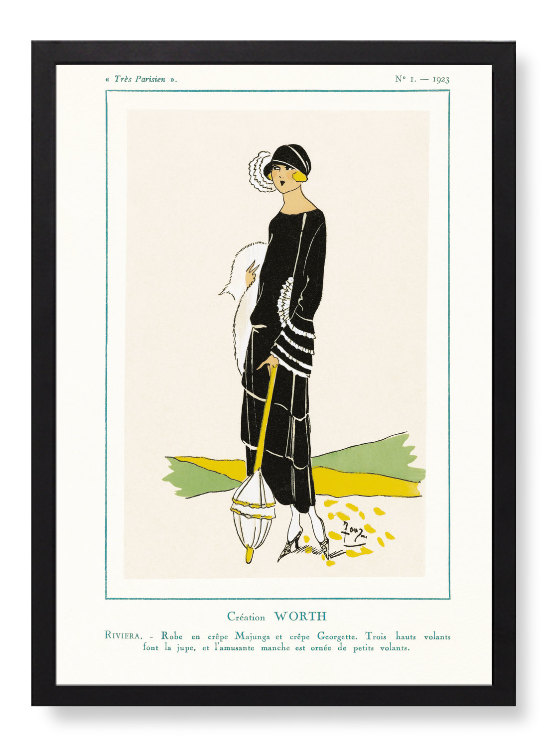 TRÈS PARISIEN - BLACK DRESS (1923)