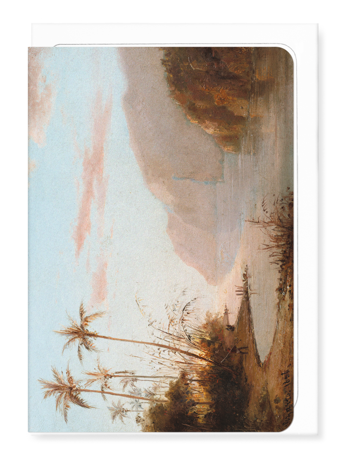 Ezen - A Creek in St. Thomas (1856) - Greeting Card - Front