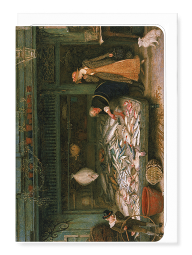 Ezen - A Fishmonger's Shop (1873) - Greeting Card - Front