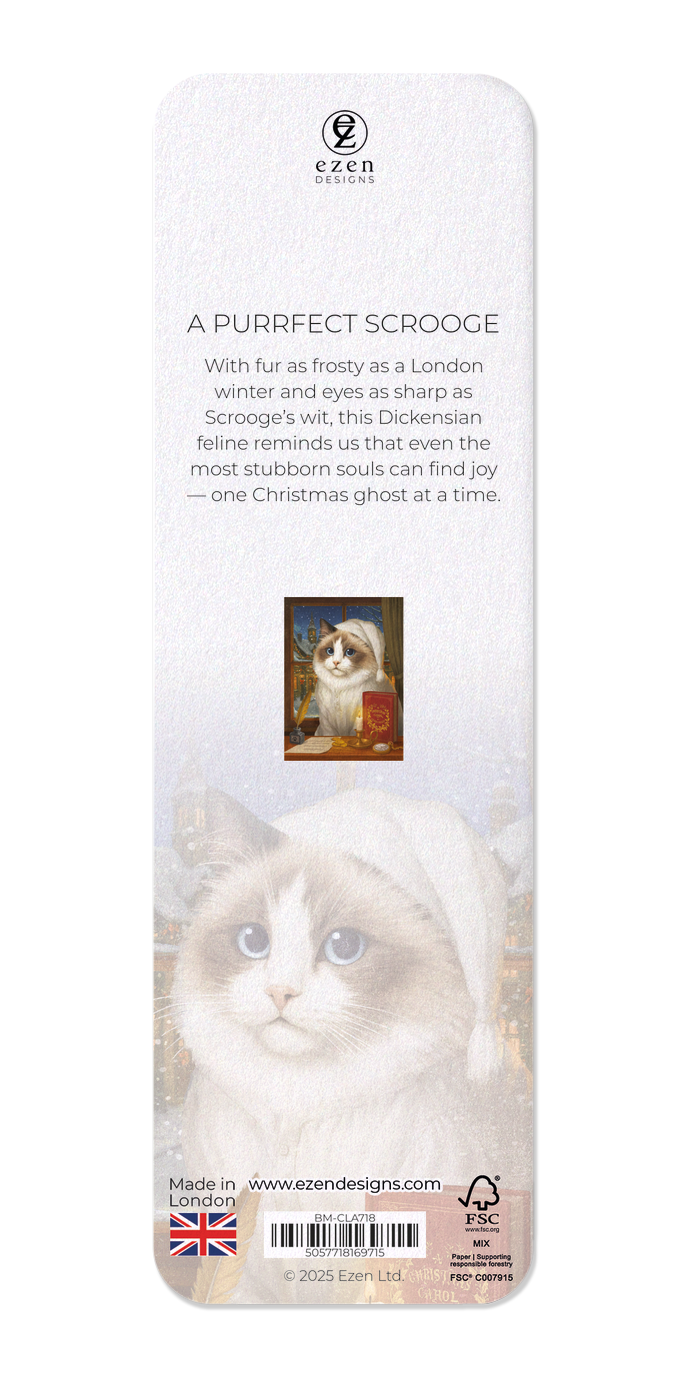 Ezen - A Purrfect Scrooge - Bookmark - Back