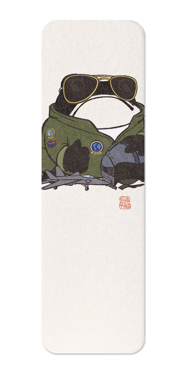 Ezen - Air Pilot Ezen Frog - Bookmark - Front