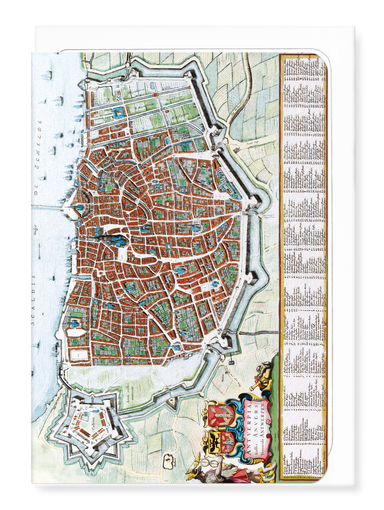 Ezen - Antwerp (1652) - Greeting Card - Front