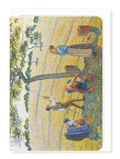 Ezen - Apple Harvest (1888) - Greeting Card - Front