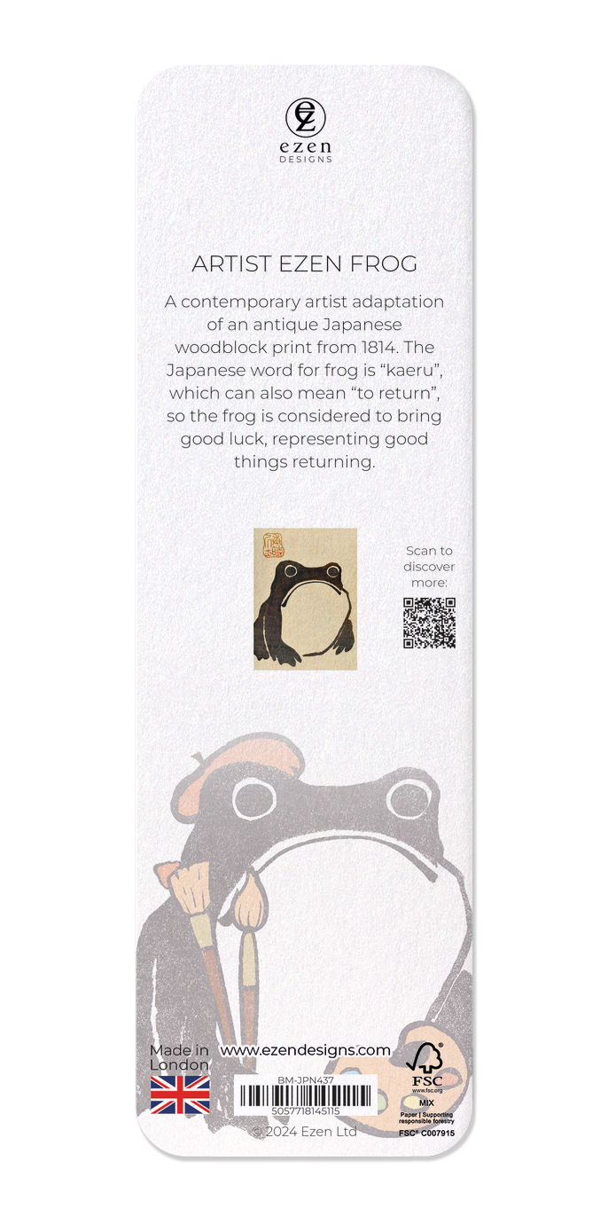 Ezen - Artist Ezen Frog - Bookmark - Back