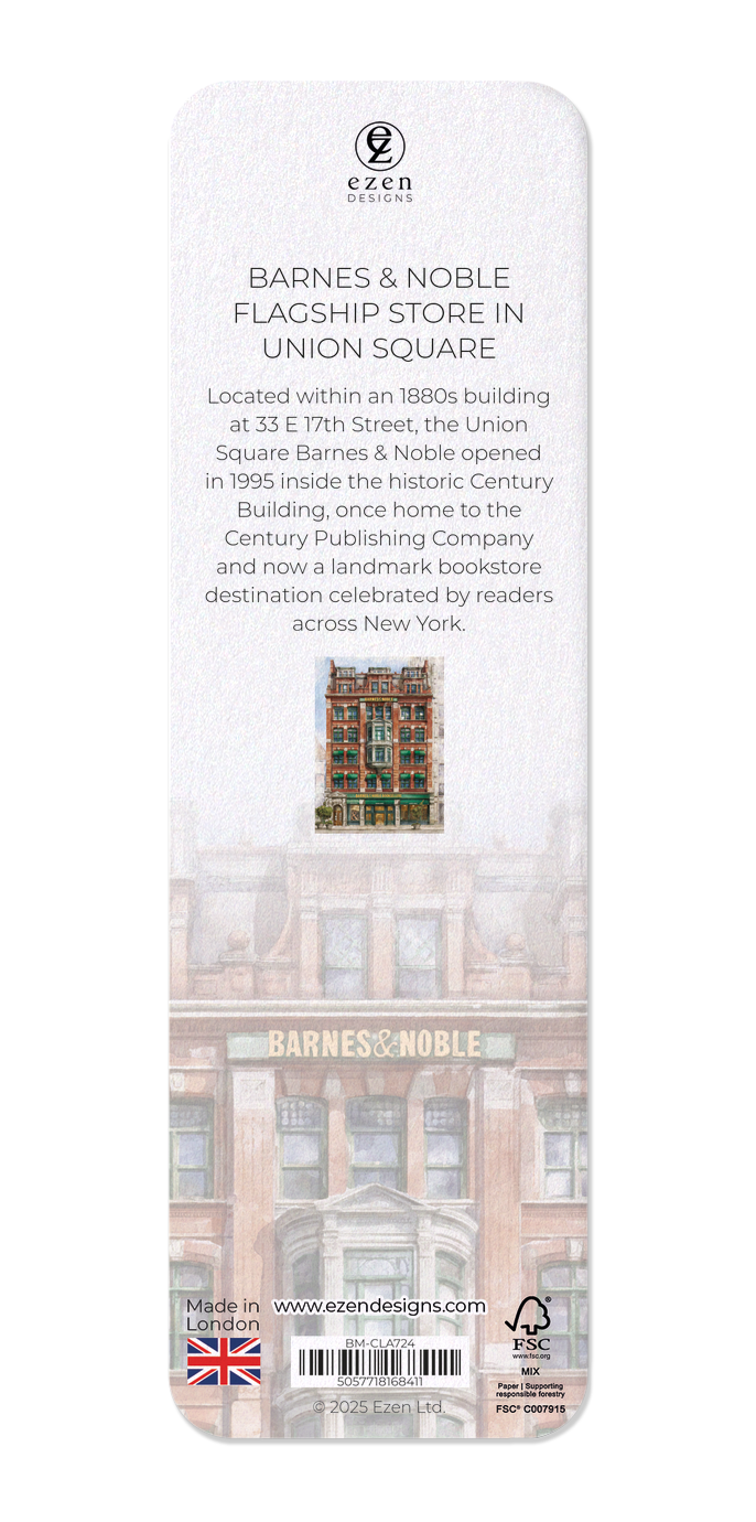 Ezen - Barnes & Noble Flagship Store in Union Square - Bookmark - Back