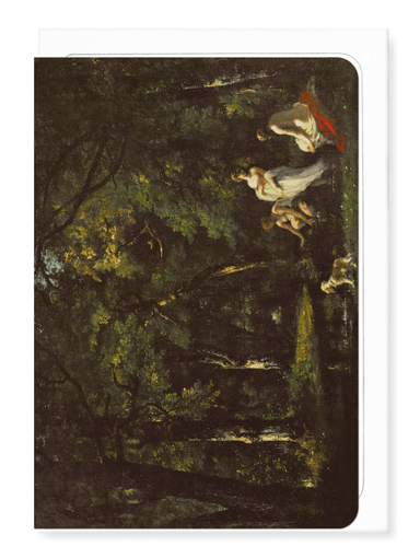 Ezen - Bathers by a Woodland Stream (1859) - Greeting Card - Front