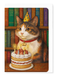 Ezen - Birthday Cat and Books - Greeting Card - Front