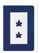 Ezen - BLUE SERVICE FLAG – TWO IN SERVICE - Greeting Card - Front