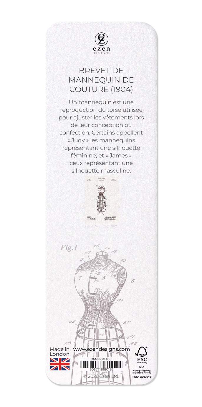 Ezen - BREVET DE MANNEQUIN DE COUTURE (1904) - Bookmark - Back