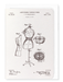 Ezen - BREVET DE MANNEQUIN DE COUTURE RÉGLABLE (1917) - Greeting Card - Front