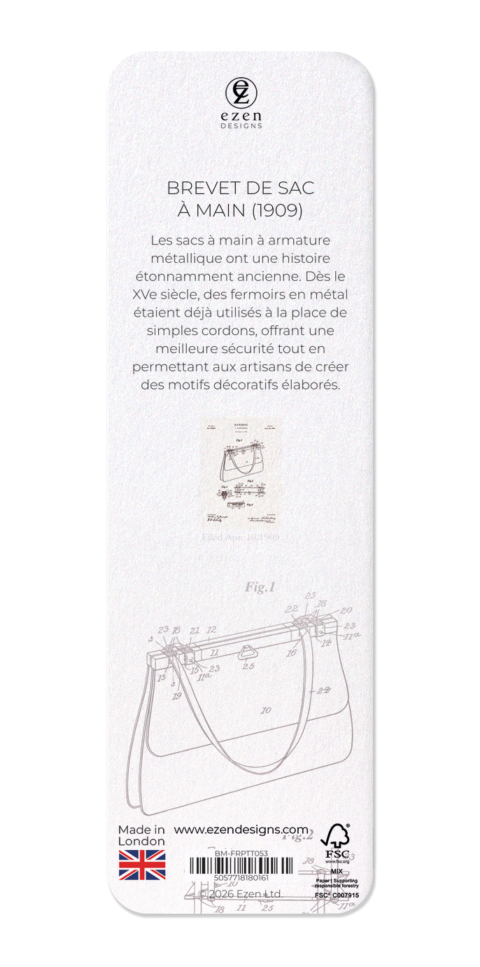 Ezen - BREVET DE SAC À MAIN (1909) - Bookmark - Back