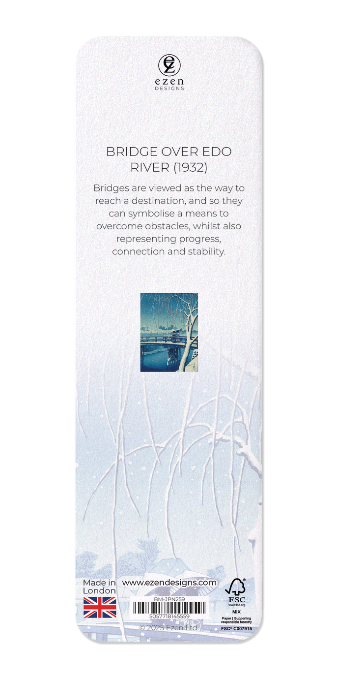 Ezen - Bridge over edo river (1932) - Bookmark - Back