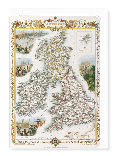 Ezen - British Isles (1851) - Greeting Card - Front