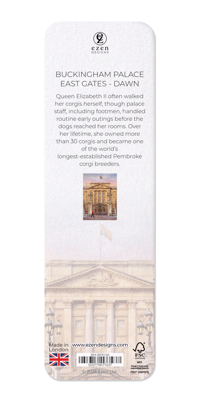 Ezen - Buckingham Palace East Gates - Dawn - Bookmark - Back
