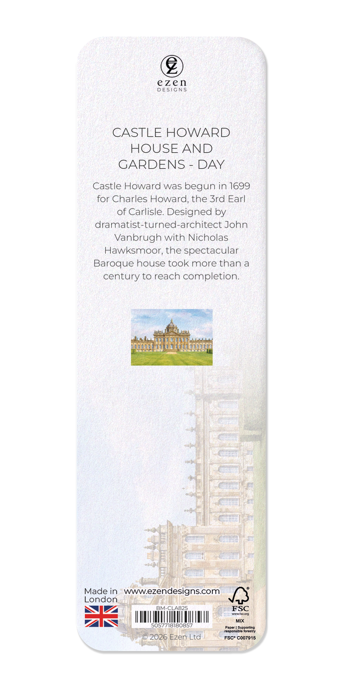 Ezen - Castle Howard House and Gardens - Day - Bookmark - Back