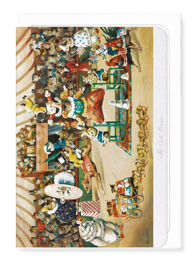 Ezen - Cat circus - Greeting Card - Front
