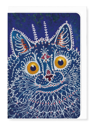 Ezen - Cat in the “gothic” style (c.1930) - Greeting Card - Front