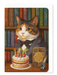 Ezen - Charles Dickens birthday classic cat - Greeting Card - Front