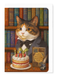 Ezen - Charles Dickens birthday classic cat - Greeting Card - Front