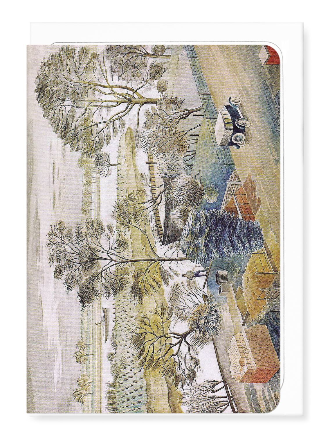 Ezen - Chiswick Eyot (1933) - Greeting Card - Front