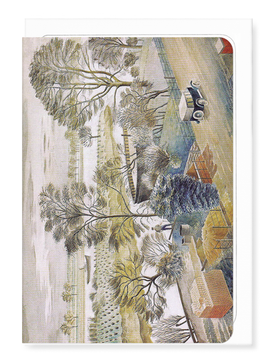 Ezen - Chiswick Eyot (1933) - Greeting Card - Front