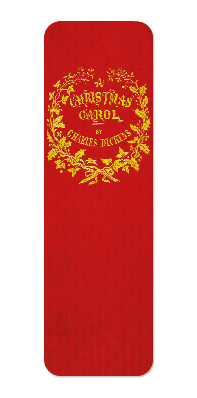 Ezen - Christmas Carol Front Cover (1843) - Bookmark - Front