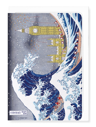 Ezen - Christmas Wave of London - Greeting Card - Front