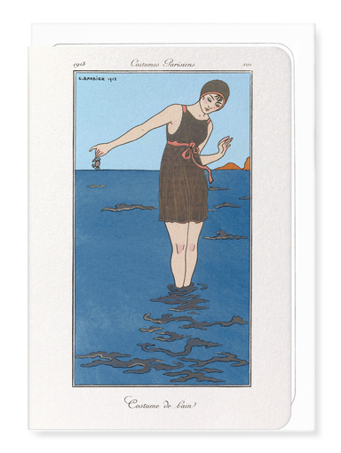 Ezen - Costume de Bain (1913) - Greeting Card - Front
