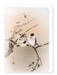 Ezen - Couple of birds (c.1890) - Greeting Card - Front