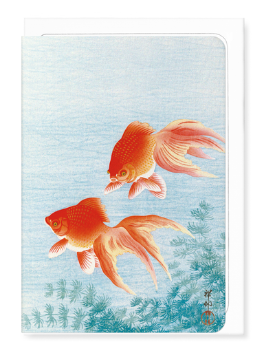 Ezen - Couple of goldfish - Greeting Card - Front