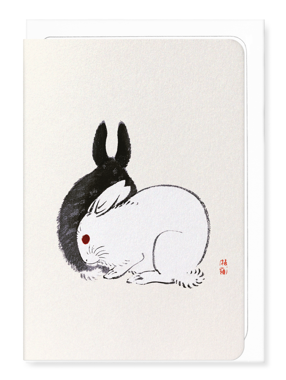 Ezen - Couple of rabbits - Greeting Card - Front