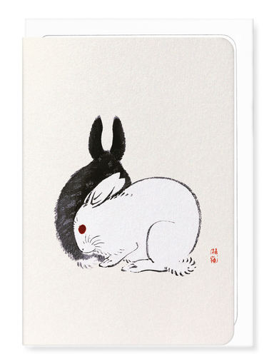 Ezen - Couple of rabbits - Greeting Card - Front
