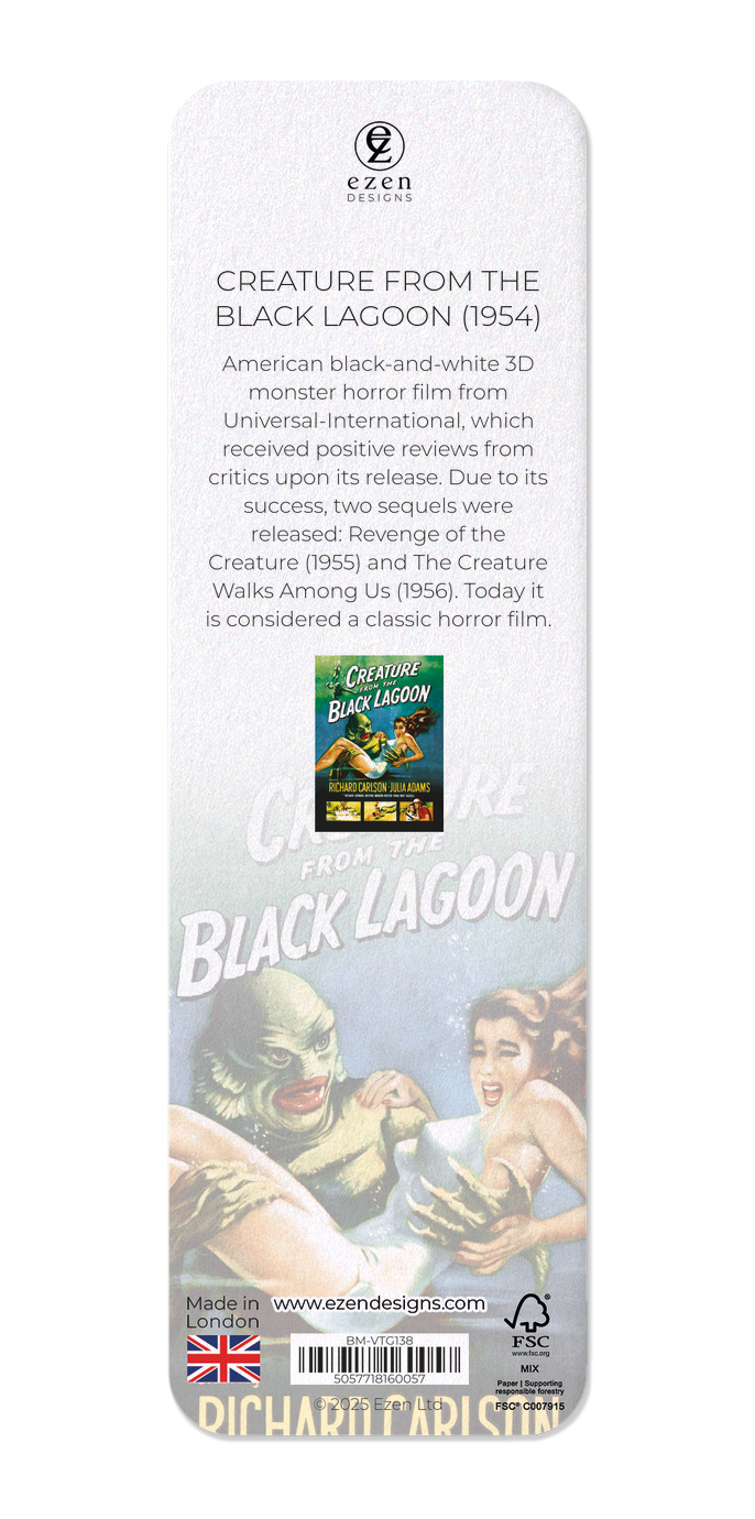 Ezen - Creature from the black lagoon (1954) - Bookmark - Back