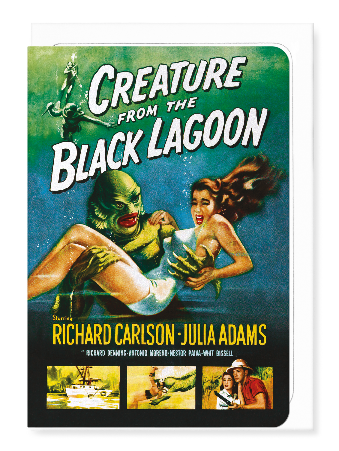 Ezen - Creature from the black lagoon (1954) - Greeting Card - Front