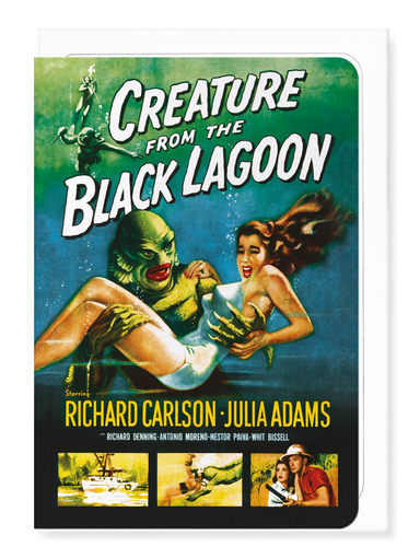 Ezen - Creature from the black lagoon (1954) - Greeting Card - Front