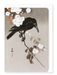 Ezen - Crow with cherry blossom - Greeting Card - Front