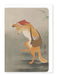 Ezen - Dancing Book loving fox - Greeting Card - Front