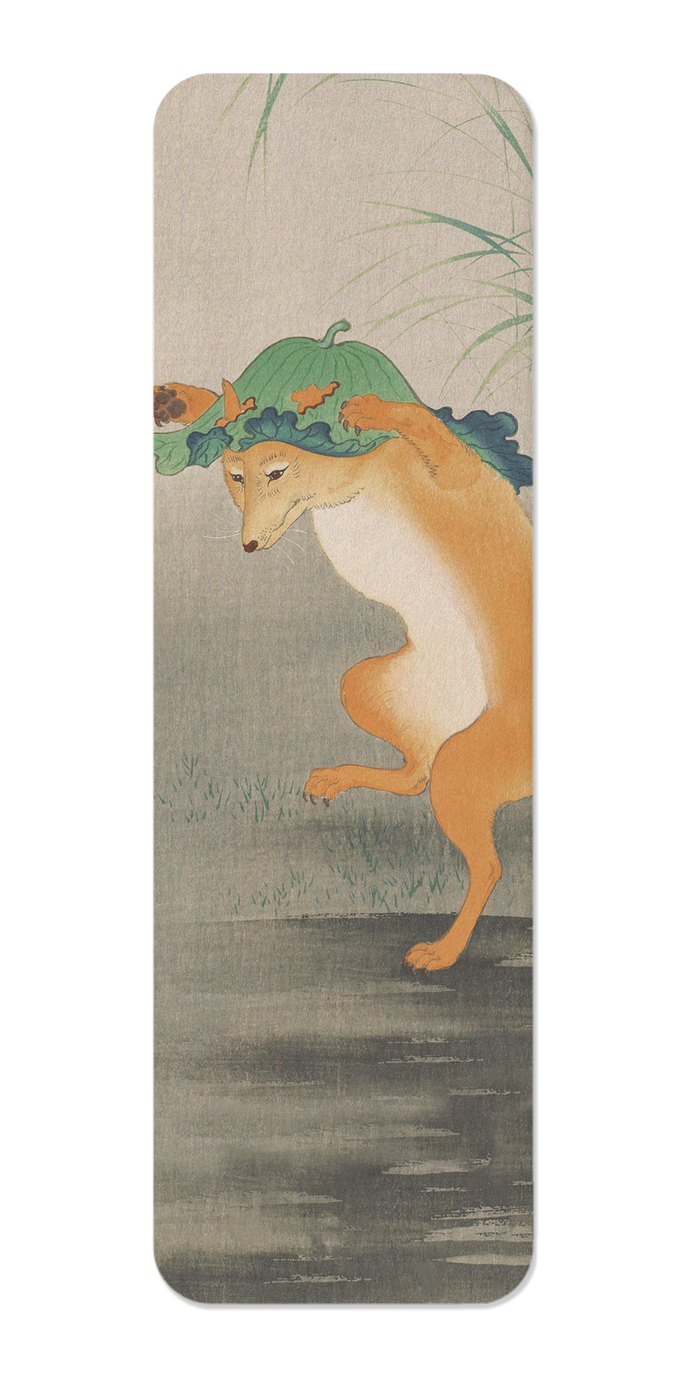 Ezen - Dancing fox (c.1910) - Bookmark - Front