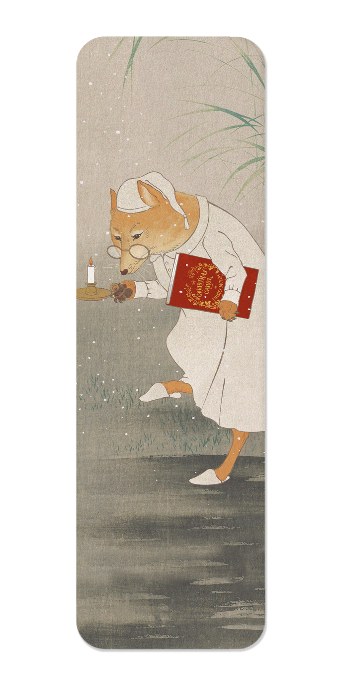 Ezen - Dancing Scrooge Fox - Bookmark - Front