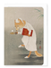 Ezen - Dancing Scrooge Fox - Greeting Card - Front