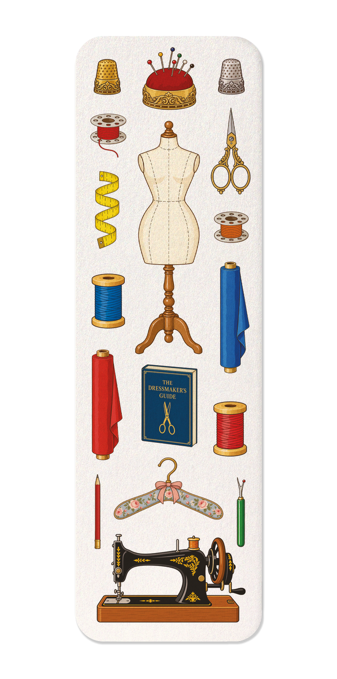 Ezen - Evolution of Fashion Tools - Bookmark - Front