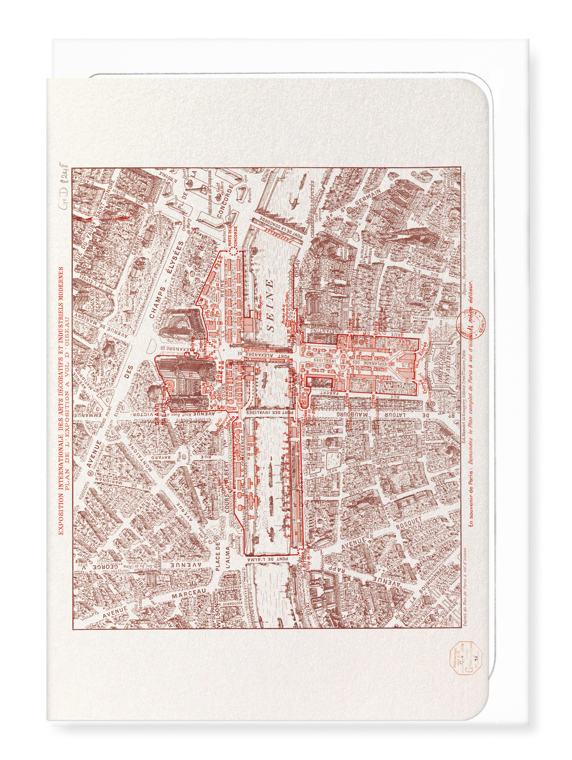 Ezen - Exposition internationale des Arts décoratifs (1925) - Greeting Card - Front