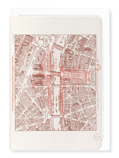 Ezen - Exposition internationale des Arts décoratifs (1925) - Greeting Card - Front