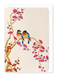 Ezen - Finches and Plum Blossoms (C. 1880) - Greeting Card - Front