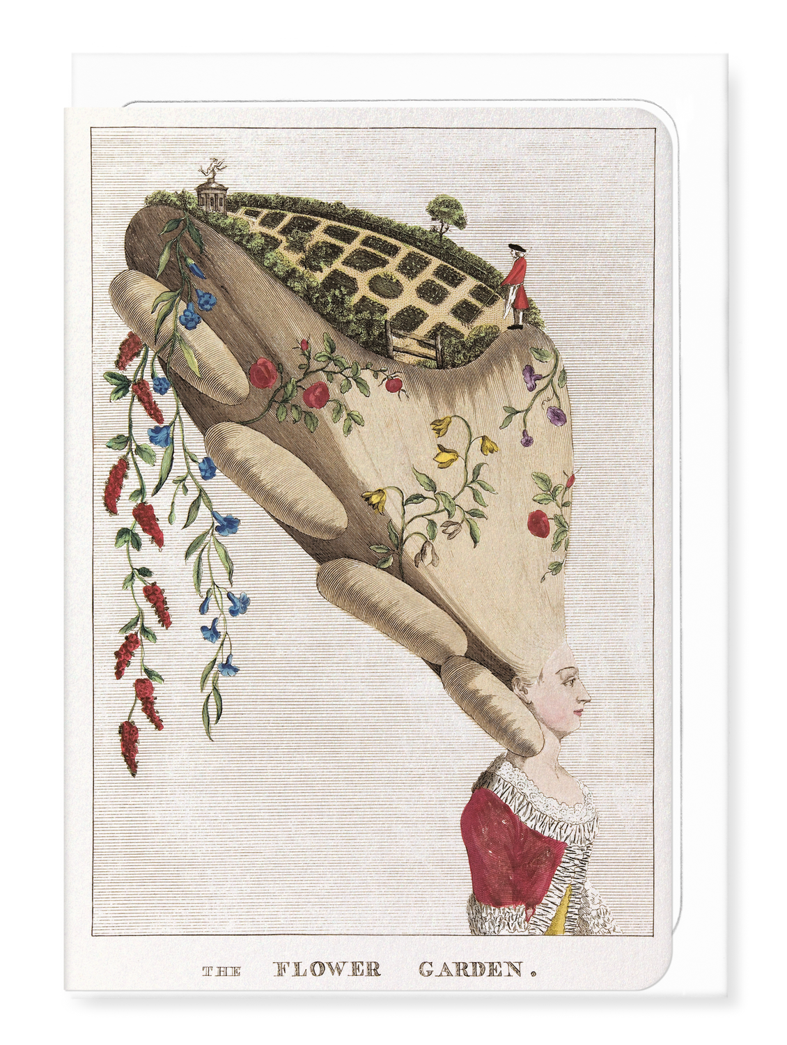 Ezen - Flower Garden (1777) - Greeting Card - Front